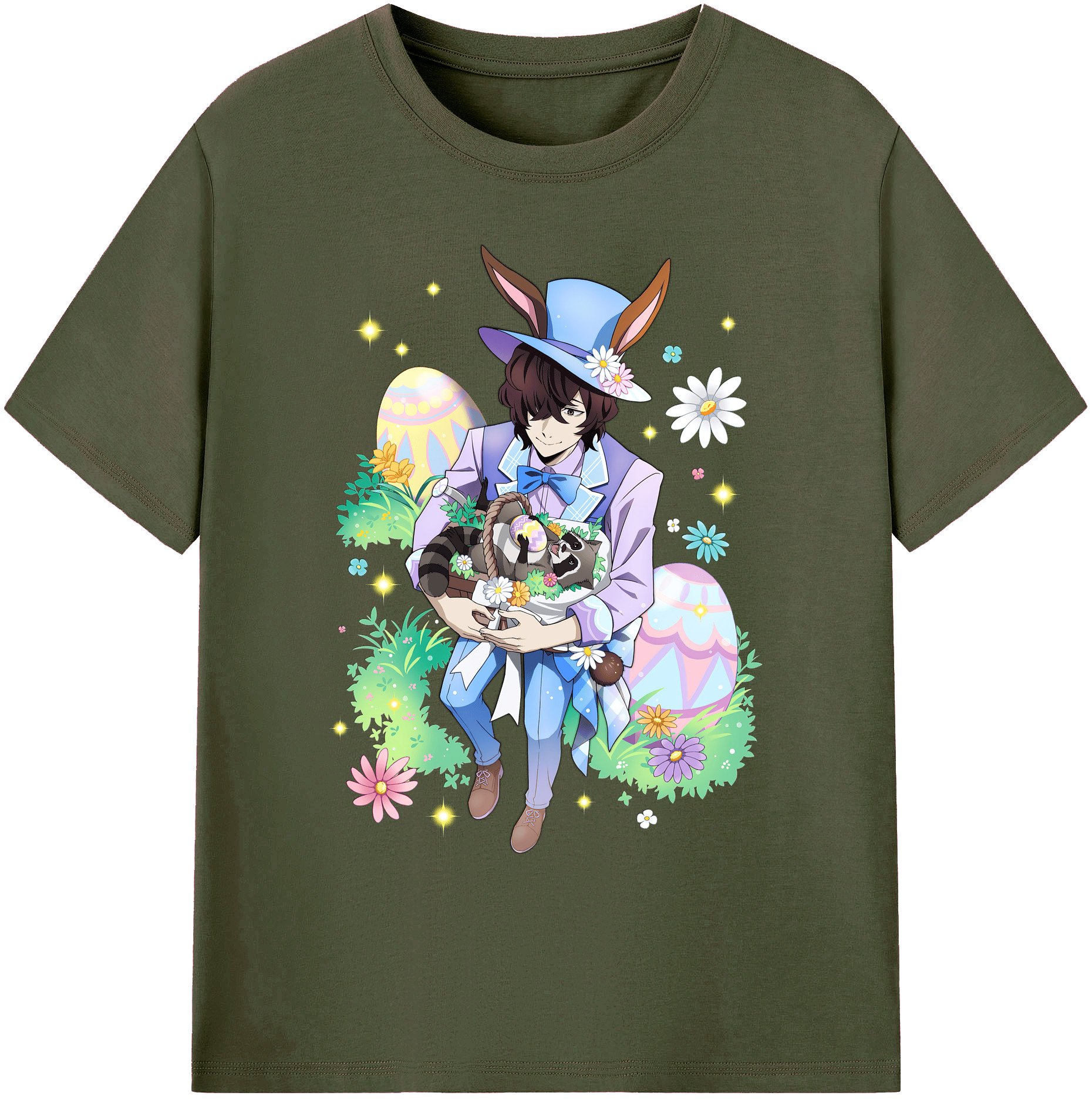 （画像用） 文豪ストレイドッグス Bungo Stray Dogs 綿100％ メンズ半袖Tシャツ｜肌触りやわらか＆通気性